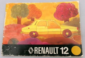 1977 Renault 12 Original Owner's Manual Complete R 1174 Sedan R 1334 Wagon - Picture 1 of 3