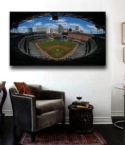 Camden Yard Gorgeous Canvas Print - Large 36 x 24 Baltimore Orioles Stadium - Picture 1 of 2