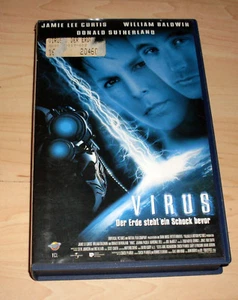 VHS - Virus - Der Erde steht ein Schock bevor ( Videokassette Jamie Lee Curtis ) - Bild 1 von 2