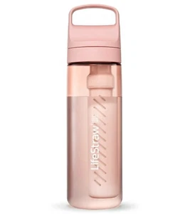 LifeStraw Go 2.0 - 650ml Water Filter Bottle - Cherry Blossom - Picture 1 of 4