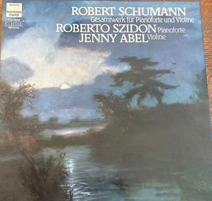 ROBERTO SZIDON - JENNY ABEL / SCHUMANN complete works for piano & violin / DHM - Picture 1 of 1