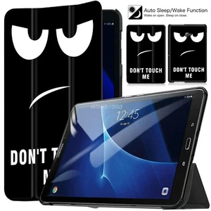 Smart Case Cover Stand FLIP For Samsung Galaxy Tab A 10.1 Inch SM-T-585 SM-T580  - Picture 1 of 25