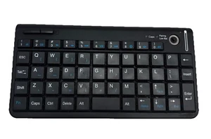 WKB-1500 Wireless Keyboard Black Compact Bluetooth Mini Keyboard - Picture 1 of 7