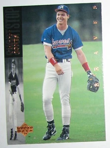 1994 Upper Deck #185 Rookie Chipper Jones HOF Atlanta Braves FREE SHIPPING - Picture 1 of 3