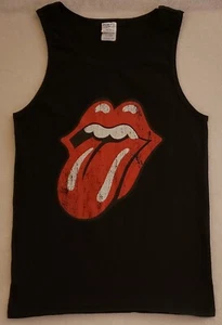 THE ROLLING STONES Size Small Black Tank Top Shirt - Picture 1 of 4