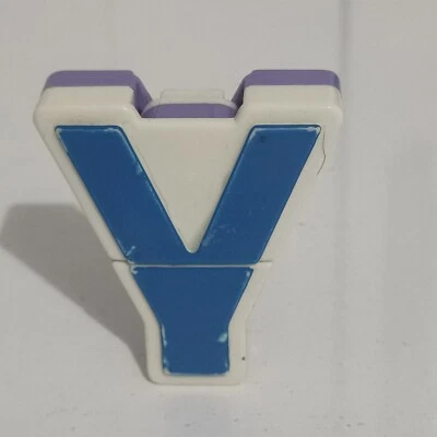Alpha-Bots Lettera Y Trasformabile Lettera Robot Vintage Anni 80 Mattel - Immagine 1 di 4