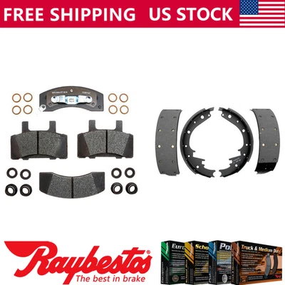 Front Rear Kit Brake Pads & Brake Shoes For 1995-1997 Chevrolet C1500 Suburban - Image 1 of 4