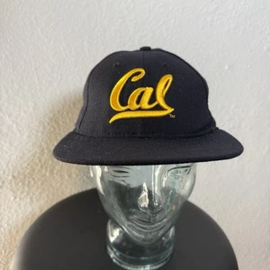 Vintage New Era 59fifty UC Berkeley Cal Bears Fitted Hat 7 1/4 Low Profile Hat - Picture 1 of 6