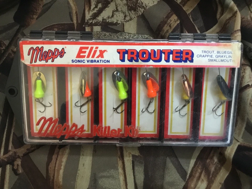 De colección Mepps Elix Sonic Vibration Trouter, Mepps Killer Kit Foto 1 de 4