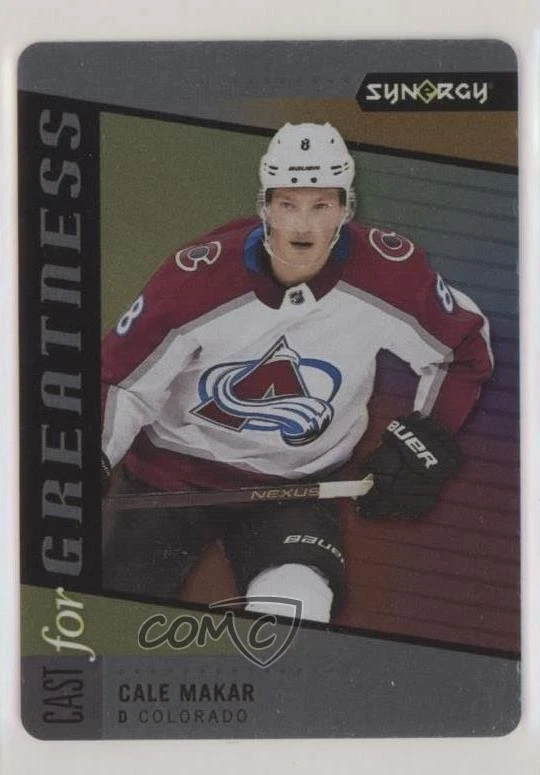 2020-21 Upper Deck Synergy Cast for Greatness Cale Makar #CG-22 - Image 1 of 2