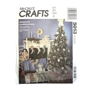 McCall’s Sewing Pattern 5013 Craft Victorian Christmas Ornaments + Decor Uncut - Picture 1 of 3