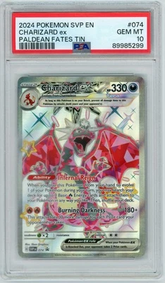 Charizard ex 074 Sv: Scarlet & Violet Promo Cards Holo PSA 10 Pokemon - Image 1 of 2