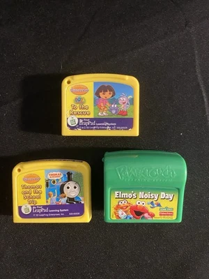 Leap Frog Games, Dora Explorer, Elmo, & Thomas The Train, Set Of 3 - Image 1 of 3