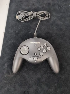 Controlador Microsoft SideWinder Game Pad Mac PC USB X08-59063 Negro Gris - Imagen 1 de 4
