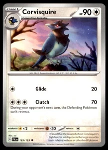SV02: Paldea Evolved #165/193 Corvisquire - Picture 1 of 2