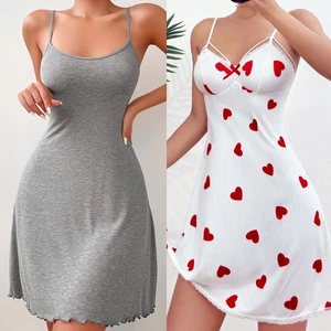 Women's Sexy Lingerie Babydoll Sleepwear Lace V-Neck Dress Nightie G-string US - Picture 1 of 13