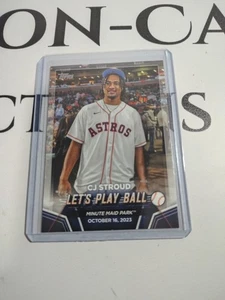 2024 Topps Series 2 Baseball CJ Stroud Let's Play Ball #PB-1 Houston Astros. - Picture 1 of 2