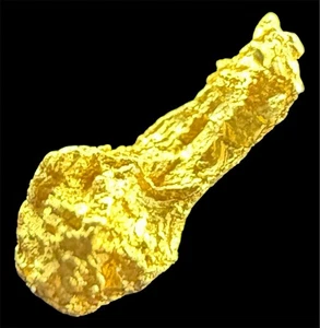 .462 GRAMS AUSTRALIAN NATURAL PURE GOLD NUGGET GENUINE (94-98% PURE) #AUSSIE107 - Picture 1 of 6