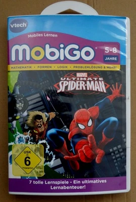 VTech MobiGo, Marvel Ultimate Spider-Man, Lernspiel, komplett, gut erhalten - Bild 1 von 3