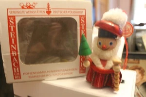 STEINBACH ~ Papá Noel ~ Adorno de árbol de Navidad de madera hecho a mano - Imagen 1 de 1