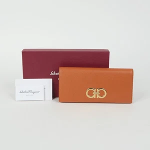 Salvatore Ferragamo 22 B481 Gancini Langer Geldbeutel 133561643 - Picture 1 of 14