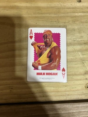 Tarjeta de lucha libre Hulk Hogan 1991 WWF "Ace of Hearts" Foto 1 de 2