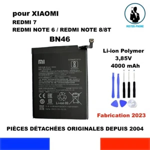 ORIGINAL BATTERY BN46 OEM XIAOMI REDMI 7 REDMI NOTE 8 / 8T 4000mAh + TOOLS - Photo 1 sur 11