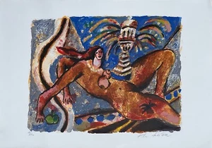 Théo Tobiasse - französischer Maler - Siebdruck auf Papier - 36x51cm | 14x20 Zoll - Bild 1 von 6