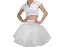 HBH Brautmode kurzer Reifrock aus Tüll, Umfang ca.200cm mit elastischen Bund  - Bild 1 von 4