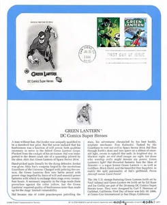 First Day Cover, Postal Commemorative Society 2006, Green Lantern, 4084b 4084l - Picture 1 of 2