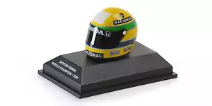 1:8 MINICHAMPS Bell Helmet F1 Casco Mp4/6 Honda #1 1991 Ayrton Senna 540309101 M - Picture 1 of 2