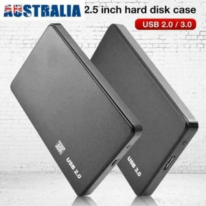 2.5 Inch HDD SSD Case Sata to USB 3.0/2.0 Hard Drive Box Enclosure Adapter 5Gbps - Picture 1 of 10