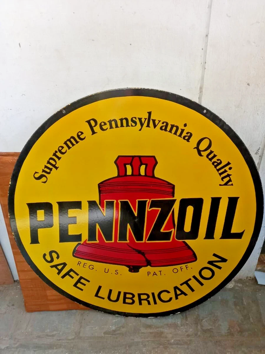PENNZOIL ヴィンテージ電光看板 Vintage Pennzoil light, lighted sign