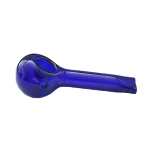 Pipa de vidrio para fumar tabaco de 3,3 pulgadas magnífica pipa coleccionable hecha a mano - Imagen 1 de 5