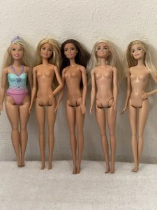 Barbie Dolls Lot 5 2015 2017 2013 No Accessories Mattel - Picture 1 of 7