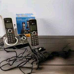 schnurlose telefonanlage 2 Mobilteile ATT mit Anrufbeantworter - Bild 1 von 5