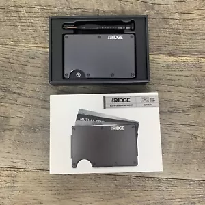 The Ridge Wallet Aluminum Cash Strap | Gunmetal — Brand New - Picture 1 of 3