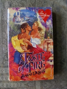Sarah Dustin - A Taste of Fire (Heartfire Romance) - 1988 - paperback - Picture 1 of 5