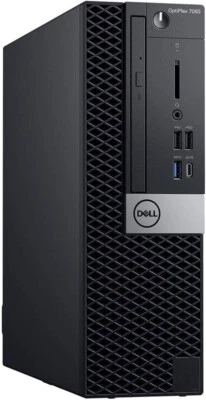 Dell Optiplex SFF 7060 i7 8th Gen 16GB 256GB SSD Windows 11 Desktop PC WIFI - Image 1 of 4