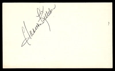 Tarjeta indexada autografiada firmada por Harmon Killebrew de béisbol sin certificado de autenticidad *d3 Foto 1 de 2