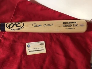 ROBINSON CANO RAWLINGS BIG STICK AUTOGRAPHED BASEBALL BAT W COA STEINER SPORTS - Picture 1 of 10