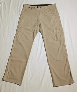Pantalones de hombre prAna elásticos Zion etiqueta caqui talla mediana X 30L - Imagen 1 de 12