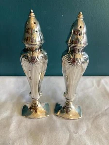 Vintage SPG Silver Salt & Pepper Shakers - Picture 1 of 8