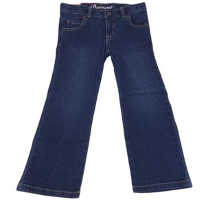 Crazy 8 Girl’s Bootcut Jeans, Size 4T, Snap button, Adjustable waist - Picture 1 of 3