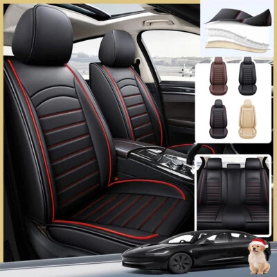 2025 For INFINITI G37 Q50 Leather Car Seat Covers 2/5 Seat Full Set Waterproof - Image 1 of 4