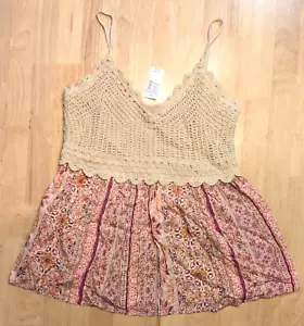 Maurices - Women's Tank Top w/Pleated Bottom & Spaghetti Straps - Size Medium - Picture 1 of 2