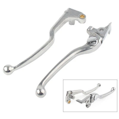 Palancas de embrague de freno de motor cromadas para Yamaha FZ1 FZ6 FZ8 2001-2005 2002 2003 2004 Foto 1 de 4