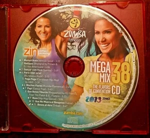Zin Mega Mix 38 Motivational Fitness Music High Cardio Authentic Reference CD - Imagen 1 de 3