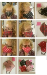 FACE MASK Washable Print Fabric make USA different prints - Bild 1 von 7