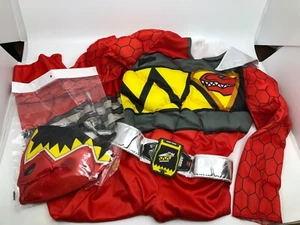 Red Ranger Dino Fury Child Costume Boys Power Rangers SIZE 3T-4T - Picture 1 of 11